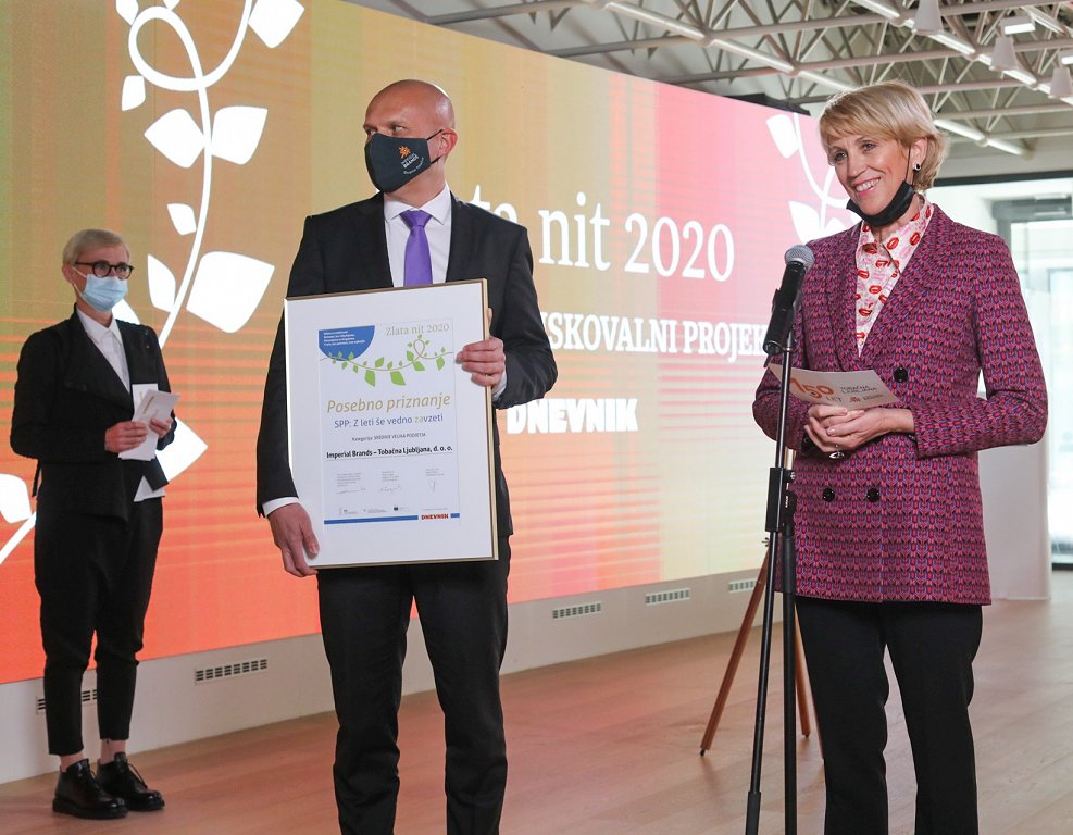 Priznanja SPP - Z leti še vedno ZAvzeti, Tobačna Ljubljana