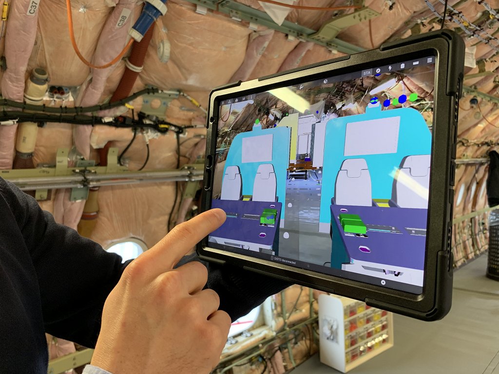 5G tablet augmented reality