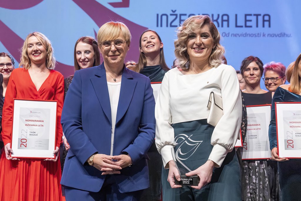 Nominiranke, inženirka leta 2022 in predsednica RS