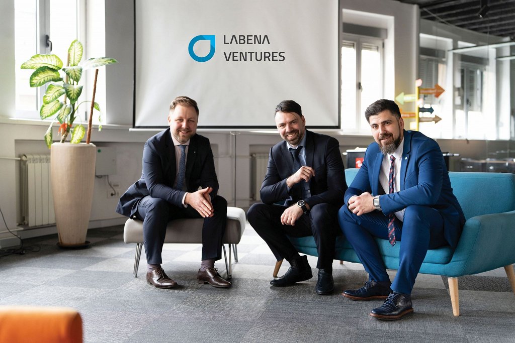 Ustanovitelji Labena Ventures Boštjan Čeh, Borut Čeh in Nedeljko Milosavljević