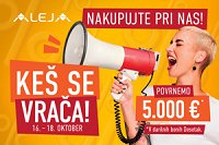 V ALEJI bodo nakupovanje popestrili z DJ-em in glasbo 80-ih in 90-ih