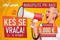 V Cityparku bo nakupovanje spremljal dodatni program, saj bo v četrtek Pub Kviz, v petek in soboto pa bodo za otroke pred Intersparom pripravil