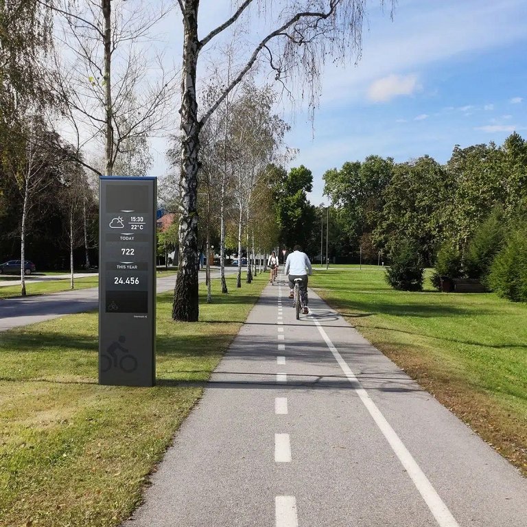 Števci kolesarjev so lahko tudi motivacijsko orodje